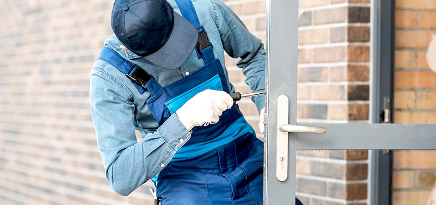 Pivot Storefront Door Locks Installation in Corte Madera, California